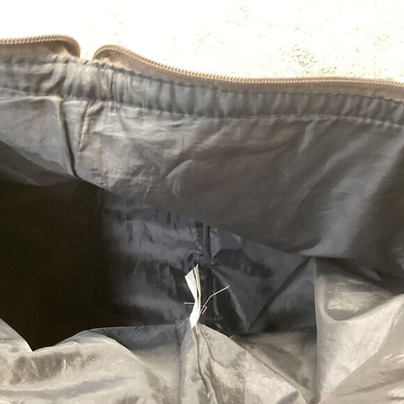 LG retro colors Floral Nylon Tote Bag With Zipper Closure zip inside and out‎ - Picture 7 of 9